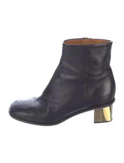 Pre-owned Chloé Leather Boots In Blue