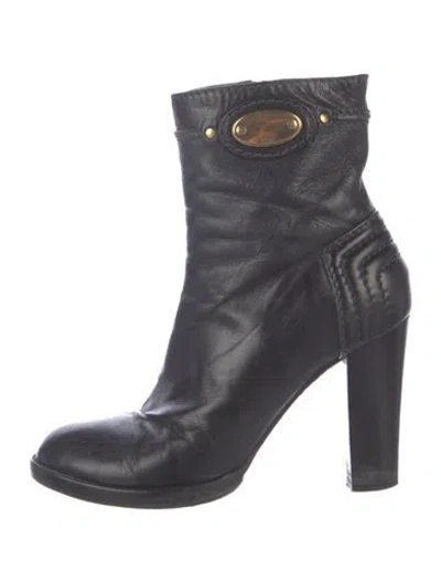 Pre-owned Chloé Leather Boots In Brown