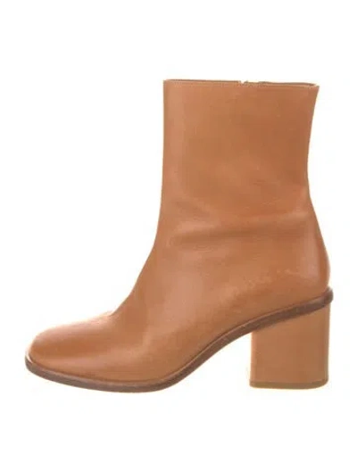 Pre-owned Chloé Leather Boots In Brown