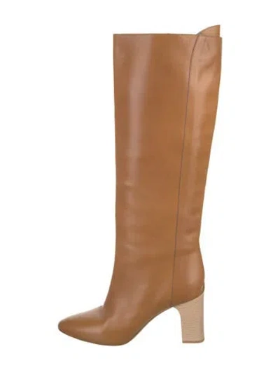Pre-owned Chloé Leather Boots In Brown