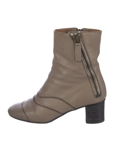 Pre-owned Chloé Leather Boots In Multi