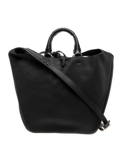 Pre-owned Chloé Leather Bucket Bag In Black