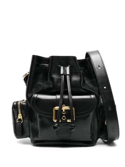 CHLOÉ LEATHER BUCKET BAG
