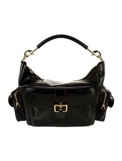 Pre-owned Chloé Leather Camera Bag 2024 W/ Tags In Black