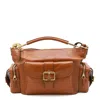 Chloé Leather Camera Bag In Brown