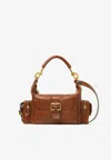 Chloé Leather Camera Bag In Brown