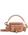 Chloé Leather Camera Bag In Pink