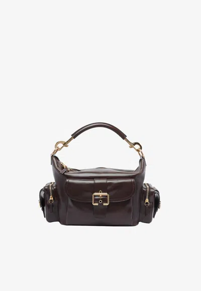 Chloé Leather Camera Bag In White
