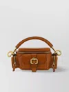 Chloé Leather Shoulder Bag With Multipocket Detail
