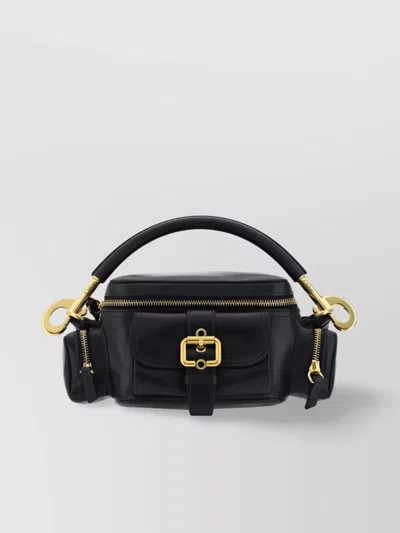 CHLOÉ LEATHER CAMERA HANDBAG ADJUSTABLE STRAP