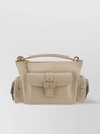 Chloé Leather Camera Handbag With Adjustable Strap