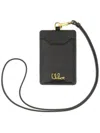 Chloé Leather Card Holder In Black