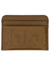 Chloé Chloe' Women Leather Card Holder In Brown