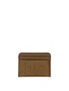 Chloé Chloe' Women Leather Card Holder In Brown