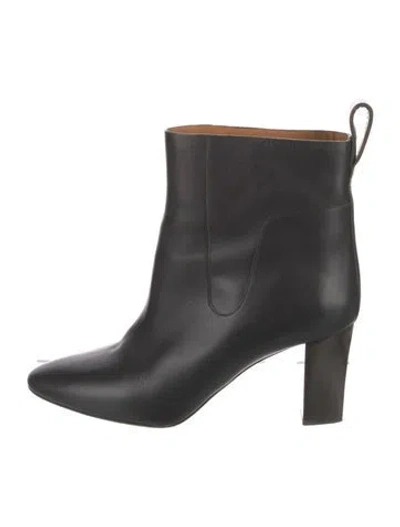 Pre-owned Chloé Leather Chelsea Boots In Black