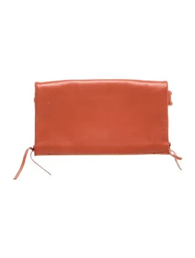 Pre-owned Chloé Leather Clutch In Pink