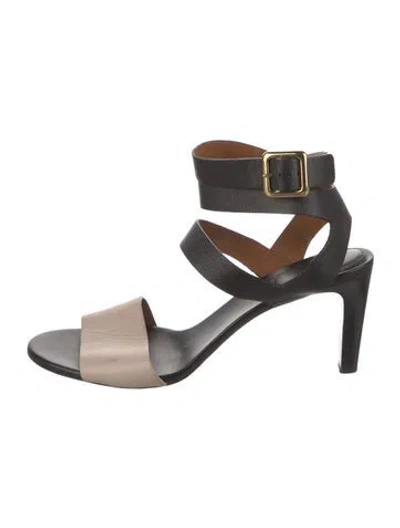 Pre-owned Chloé Leather Colorblock Pattern Sandals