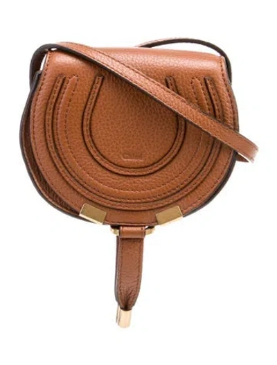 Pre-owned Chloé Leather Crossbody Bag In Brown
