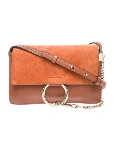 Pre-owned Chloé Leather Crossbody Bag In Brown