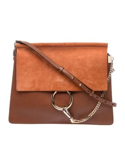 Pre-owned Chloé Leather Crossbody Bag In Brown