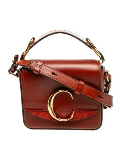 Pre-owned Chloé Leather Crossbody Bag In Brown