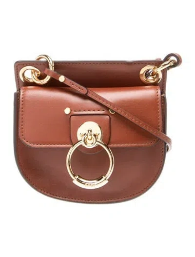 Pre-owned Chloé Leather Crossbody Bag In Brown