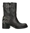 Chloé Leather Dakota Ankle Boots 60 In Black