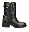 Chloé Leather Dakota Ankle Boots 60 In Black