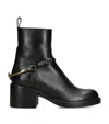 Chloé Womens Chloe Dakota Leather Ankle Boots In Black