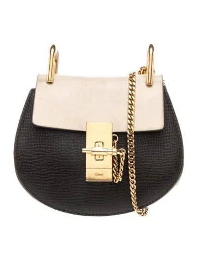 Pre-owned Chloé Leather Drew In Black