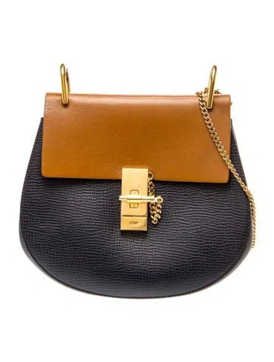 Pre-owned Chloé Leather Drew Medium In Multi
