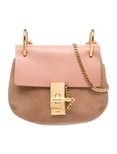Pre-owned Chloé Leather Drew In Pink
