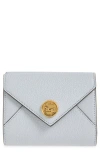 Chloé Leather Envelope Trifold Wallet In Gray