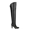 Chloé Eve Leather Over-the-knee Boots In Black