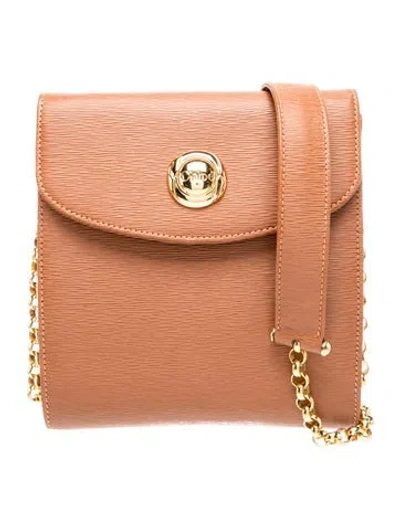 Pre-owned Chloé Leather Evening Bag In Brown