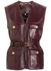 Chloé Chloe Leather Gilet