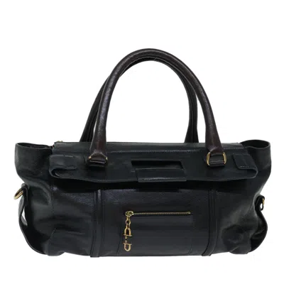 Pre-owned Chloé Leather Handbag () In Black