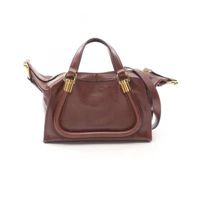 Pre-owned Chloé Leather Handbag () In Brown