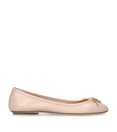 Chloé Woman Ballet Flats Blush Size 8 Leather In Pink