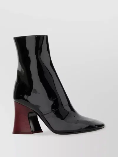 Chloé Leather Janis Ankle Boots