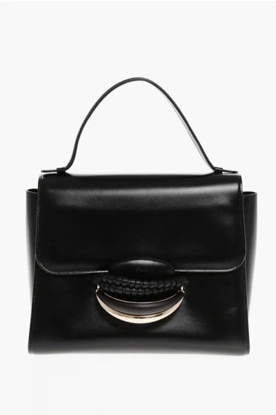 Chloé Leather Kattie Handbag With Removable Shoulder Strap