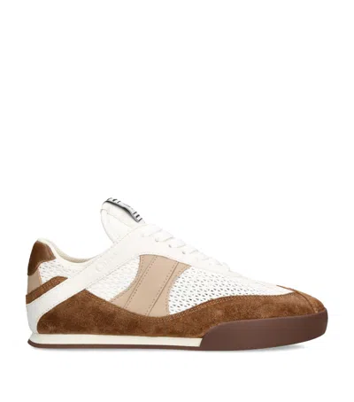CHLOÉ LEATHER KICK SNEAKERS