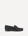Chloé Chain-detail Loafers In Black