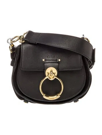 Pre-owned Chloé Leather Marcie Crossbody Small In Blue