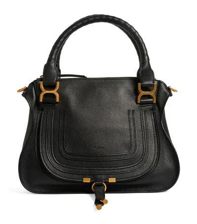 CHLOÉ LEATHER MARCIE TOP-HANDLE BAG