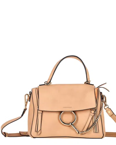 Chloé Leather Medium Faye Day Bag (authentic Pre-loved) In Neutral