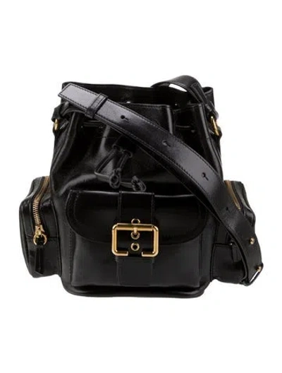 Pre-owned Chloé Leather Messenger Bag 2024 In Black