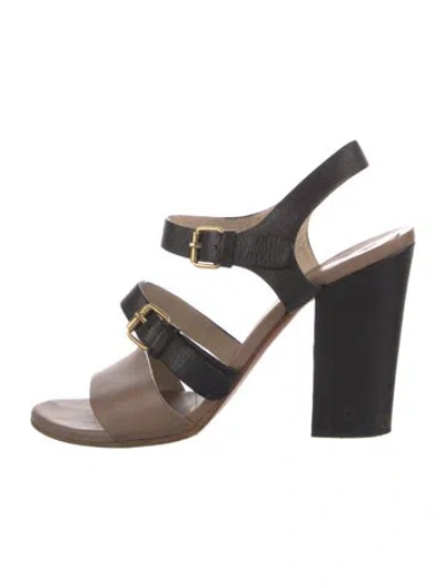 Pre-owned Chloé Leather Mules
