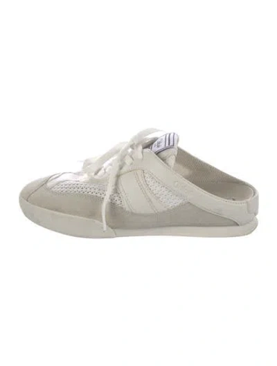 Pre-owned Chloé Leather Mules In White