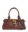 Chloé Chloe Paddington Grained Leather Shoulder Bag In Brown